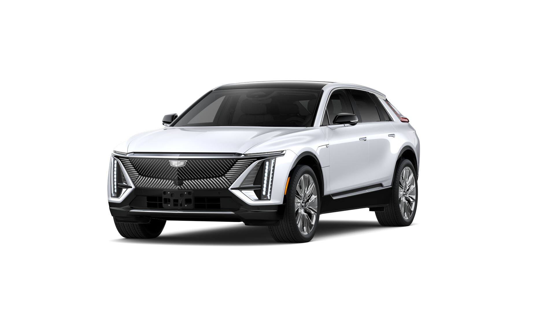 2026 Cadillac LYRIQ Signature Luxury in Vibrant White Tricoat — front three-quarter view