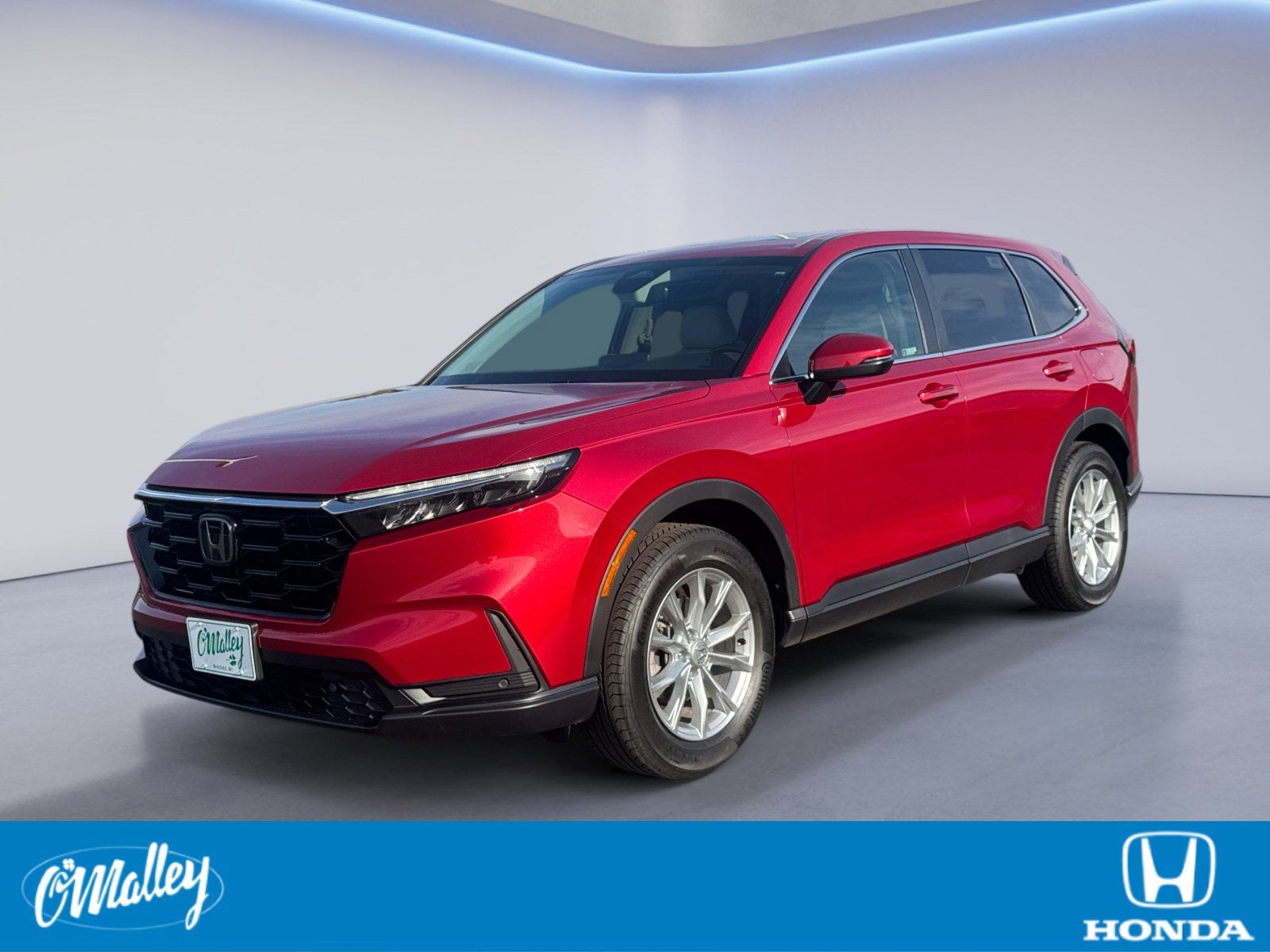 2025 Honda CR-V EX-L in Red — front three-quarter view